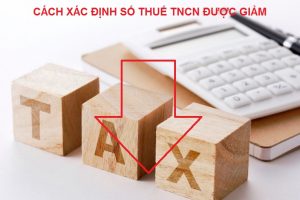 Cách xác định số thuế TNCN được giảm